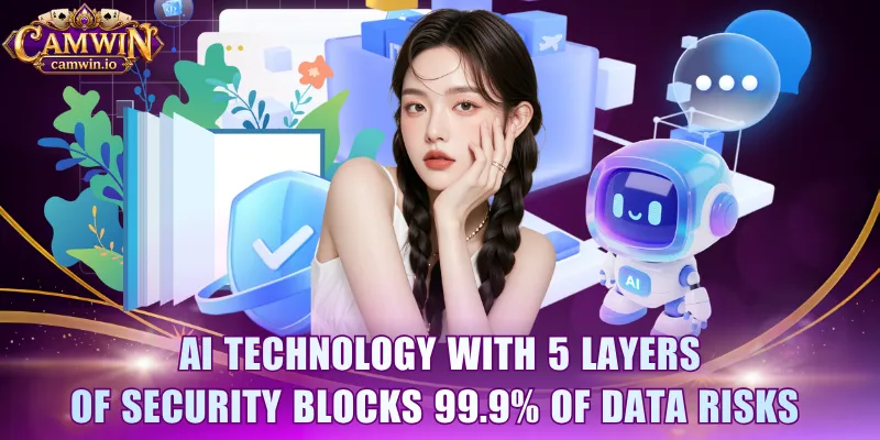 AI technology with 5 layers of security blocks 99.9% of data risks 