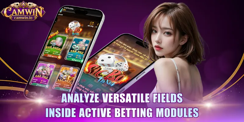 Analyze versatile fields inside active betting modules
