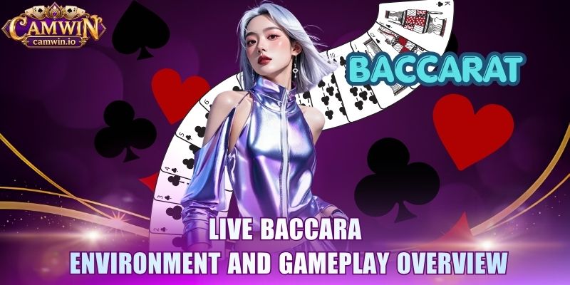 Live baccarat environment and gameplay overview
