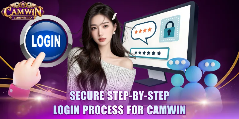 Secure step-by-step login process for CAMWIN