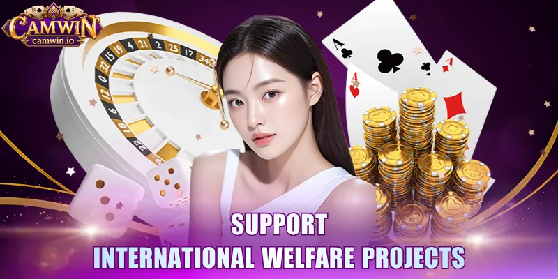 Support international welfare projects