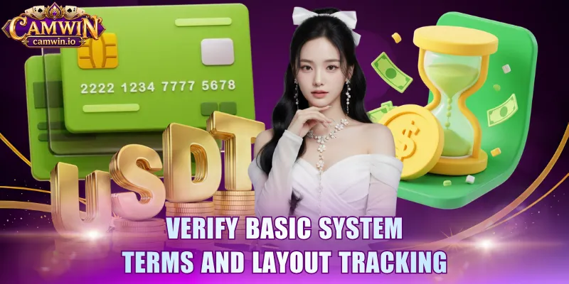 Verify basic system terms and layout tracking
