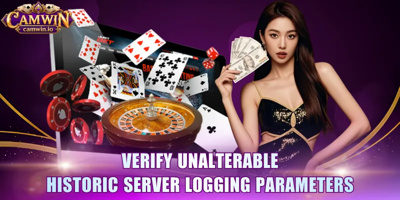 Verify unalterable historic server logging parameters